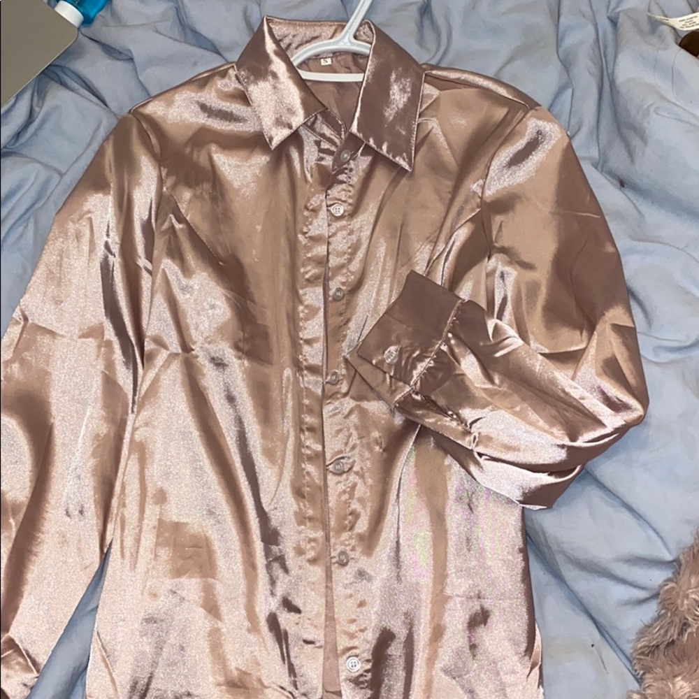 Silk Button up